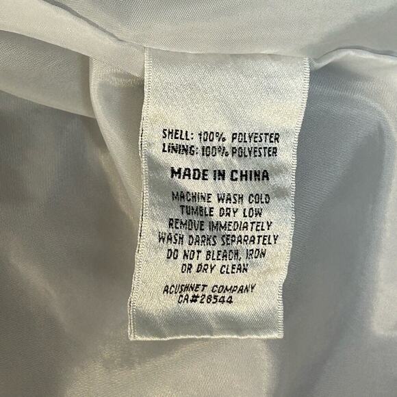 FootJoy Jacket Womens Purple Full Zip Lightweight Golf Rain Wind Vermont Size L - Picture 7 of 7